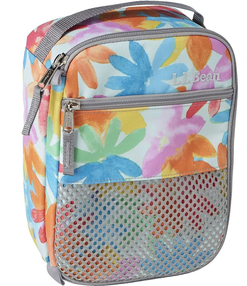 L.L.Bean Skylight Blue Flowers Print Lunch Box