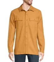 L.L.Bean Solid Chamois Long Sleeve Woven Shirt