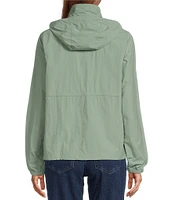L.L.Bean Stand Collar Long Sleeve Full Zip Light and Airy Windbreaker