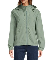 L.L.Bean Stand Collar Long Sleeve Full Zip Light and Airy Windbreaker