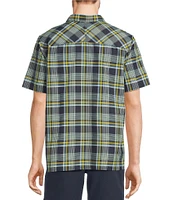 L.L.Bean SunSmart® Cool Weave Short Sleeve Plaid Shirt