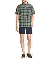 L.L.Bean SunSmart® Cool Weave Short Sleeve Plaid Shirt