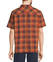 L.L.Bean SunSmart® Cool Weave Spread Collar Short Sleeve Shirt