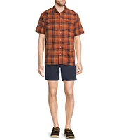 L.L.Bean SunSmart® Cool Weave Spread Collar Short Sleeve Shirt