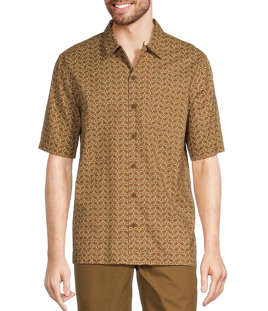 L.L.Bean Tropics Short Sleeve Woven Shirt