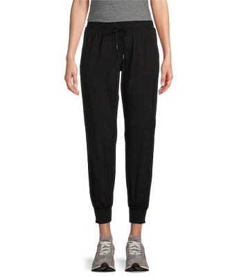 L.L.Bean Vista Camp Mid-Rise Tapered-Leg Pocketed Adjustable Drawcord Pull-On Cropped Joggers