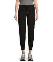 L.L.Bean Vista Camp Mid-Rise Tapered-Leg Pocketed Adjustable Drawcord Pull-On Cropped Joggers