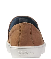 L.L.Bean Women's Eco Bay Leather Slip On Sneakers