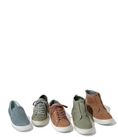 L.L.Bean Women's Eco Bay Leather Sneaker Booties