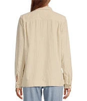L.L.Bean Woven Comfort Corduroy Relaxed Button-Front Shirt