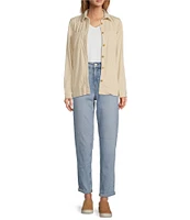 L.L.Bean Woven Comfort Corduroy Relaxed Button-Front Shirt