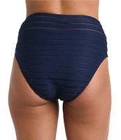 La Blanca Fluid Lines Tummy Control High Waist Swim Bottom