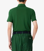 Lacoste Big & Tall Bold Stripe Performance Stretch Short Sleeve Polo Shirt