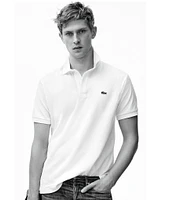 Lacoste Big & Tall Solid Pique Short Sleeve Polo Shirt