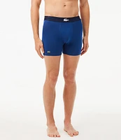 Lacoste Big Croc 5#double; Inseam Boxer Briefs 3-Pack