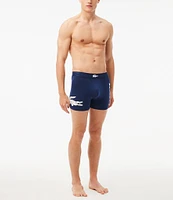 Lacoste Big Croc 5#double; Inseam Boxer Briefs 3-Pack