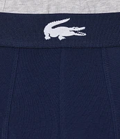 Lacoste Big Croc 5#double; Inseam Boxer Briefs 3-Pack