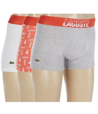 Lacoste Branded Waist Stretch Classic Briefs 3-Pack