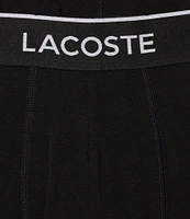 Lacoste Branded Waistband 5#double; Inseam Boxer Briefs 3-Pack