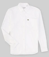 Lacoste Cotton Oxford Long Sleeve Woven Shirt