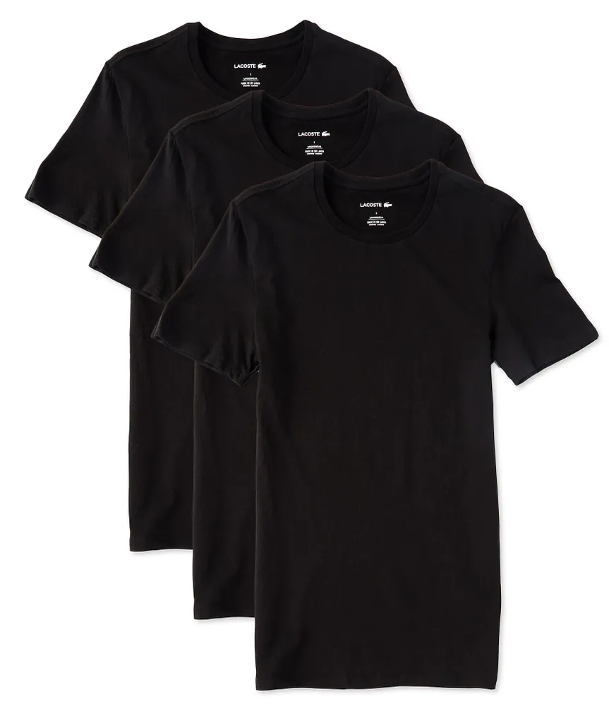 Lacoste Crew Neck Slim Fit Essential Undershirt 3-Pack