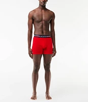 Lacoste French Flag 5#double; Inseam Boxer Briefs 3-Pack