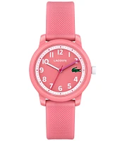 Lacoste Kid's 12.12 Three-Hand Light Silicone Strap Watch