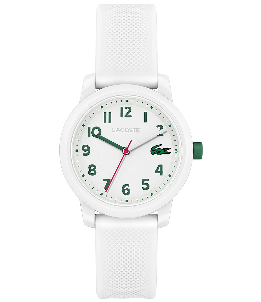 Lacoste Kid's 12.12 Three-Hand Light Silicone Strap Watch