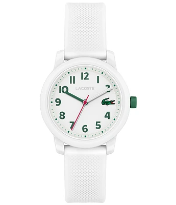 Lacoste Kid's 12.12 Three-Hand Light Silicone Strap Watch