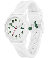 Lacoste Kid's 12.12 Three-Hand Light Silicone Strap Watch