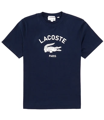 Lacoste Large Croc Logo Short Sleeve Graphic T-Shirt