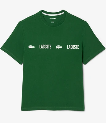 Lacoste Lounge Logo Short Sleeve Graphic Pajama T-Shirt