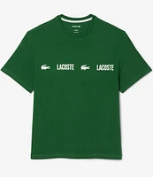 Lacoste Lounge Logo Short Sleeve Graphic Pajama T-Shirt