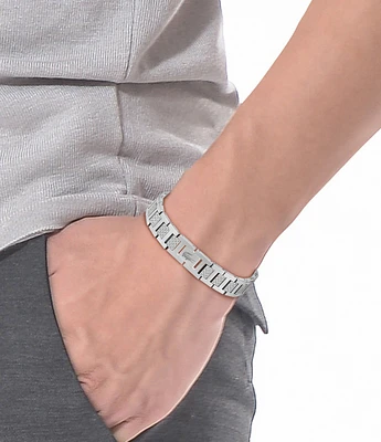 Lacoste Men's Metropole Stainless Steel Line Bracelet