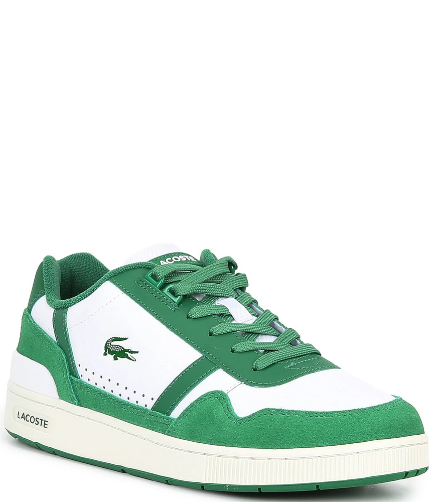 Lacoste Men's T-Clip Mixed Media Sneakers