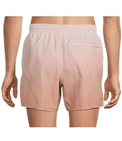 Lacoste Ombre Print 6#double; Inseam Swim Trunks