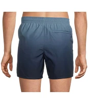 Lacoste Ombre Print 6#double; Inseam Swim Trunks