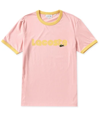 Lacoste Pigment Print Short Sleeve T-Shirt