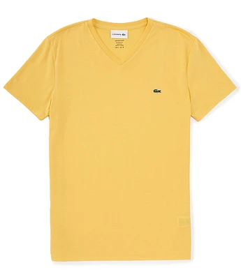 Lacoste Pima Cotton Short Sleeve V-Neck T-Shirt