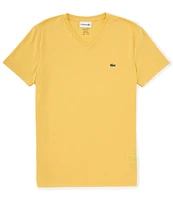 Lacoste Pima Cotton Short Sleeve V-Neck T-Shirt