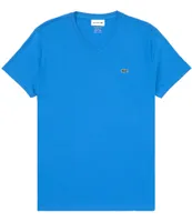 Lacoste Pima Cotton Short Sleeve V-Neck T-Shirt