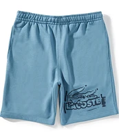 Lacoste Printed Fleece 8.5#double; Inseam Shorts