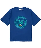 Lacoste Printed Graphic Short Sleeve T-Shirt