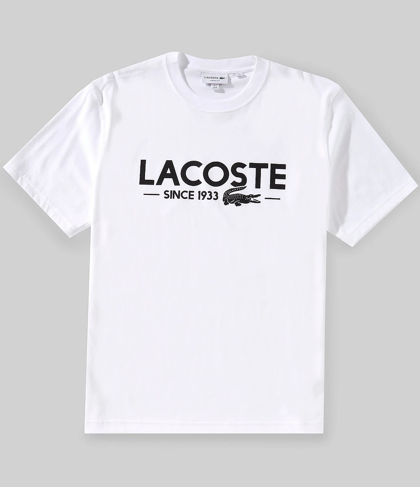 Lacoste Printed Graphic Short Sleeve T-Shirt