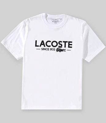 Lacoste Printed Graphic Short Sleeve T-Shirt