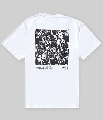 Lacoste Printed Motif Jersey Short Sleeve T-Shirt