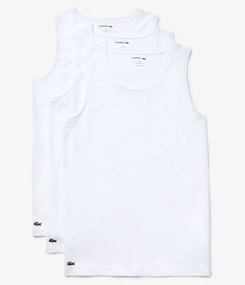 Lacoste Sleeveless Crew Neck Tank 3-Pack