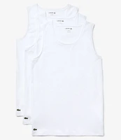 Lacoste Sleeveless Crew Neck Tank 3-Pack