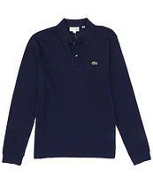 Lacoste Solid Long Sleeve Polo Shirt