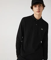 Lacoste Solid Long Sleeve Polo Shirt